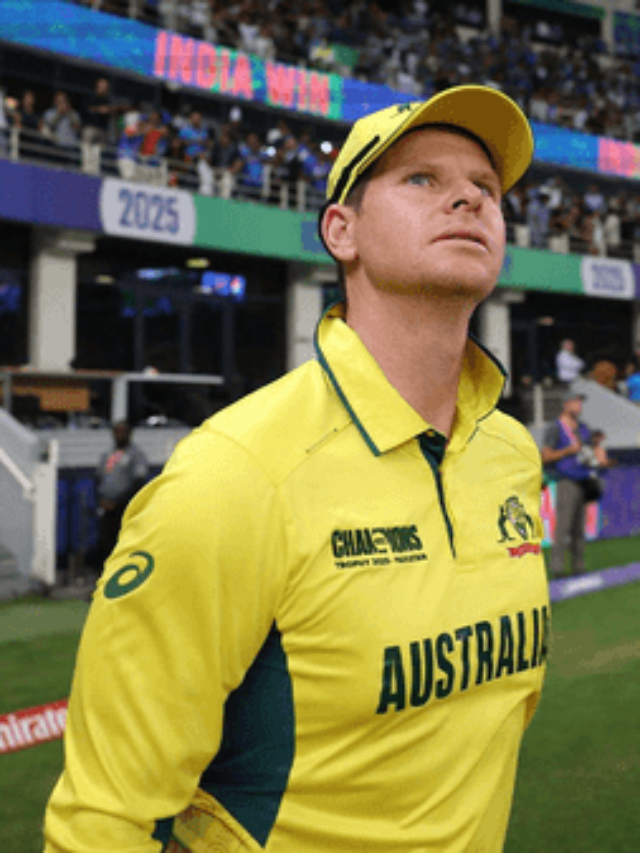 “Steve Smith Announces ODI Retirement After Champions Trophy Exit — End of a Legendary Era”