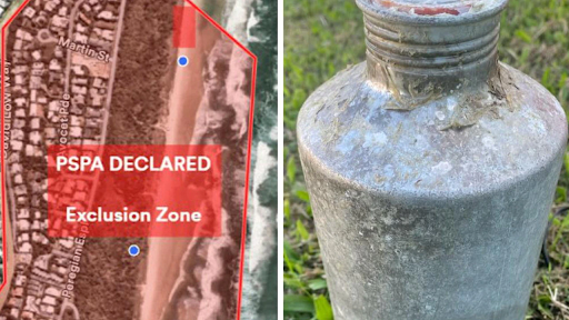 Police Detonate Hazardous Device on Sunshine Coast Beach | Emergency Zone Declared