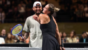 Aryna Sabalenka accused of shouting at opponent during a tense 2026 Australian Open tennis match.