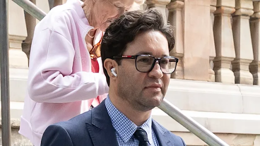 Sydney man acquitted of Oxford St club sexual assault outside the NSW District Court building.