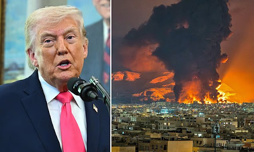 President Donald Trump in the Oval Office discussing the 15-point US Iran Peace Plan with reporters.
