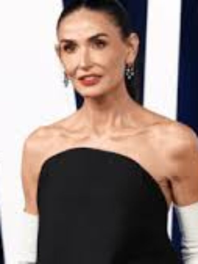 Is That Really Her Demi Moore Shocks Fans With Extreme Transformation On Actor Awards Red Carpet